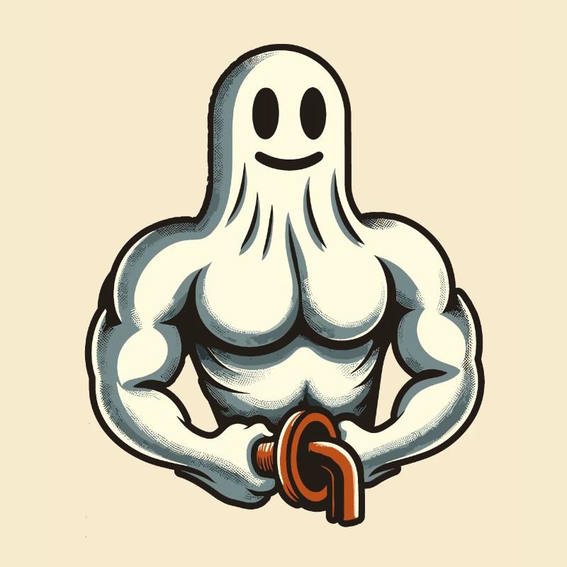 Musculation Ghost Drôle Gym Ghost