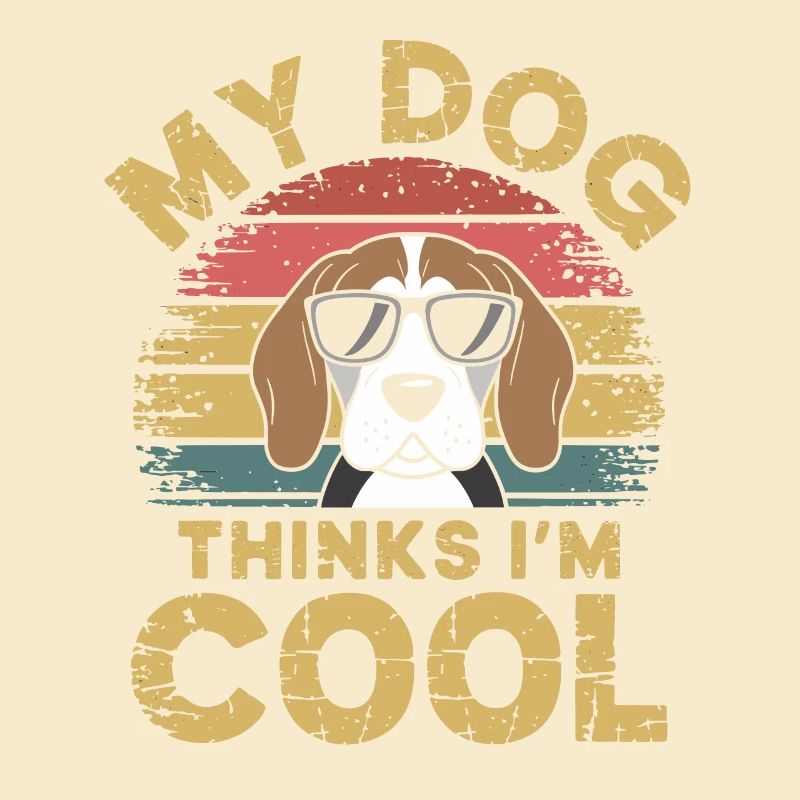 Beagle mon chien pense que je suis cool