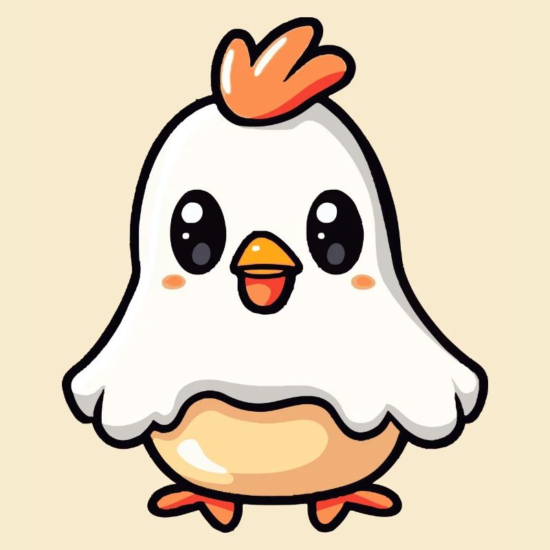 Huhn Halloween Comic Geist