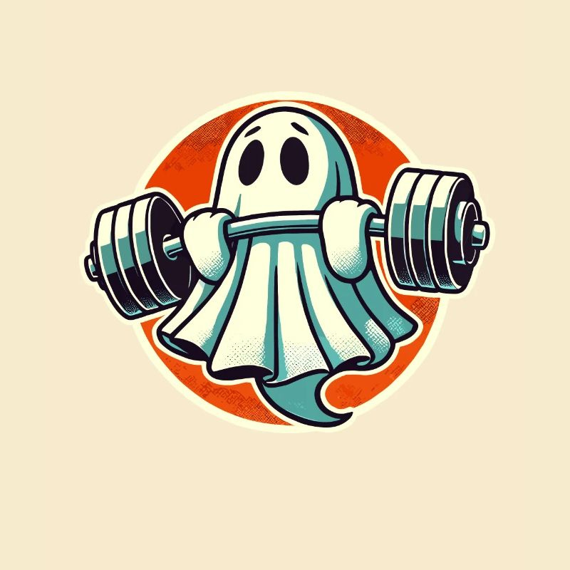Musculation Ghost Drôle Gym Ghost