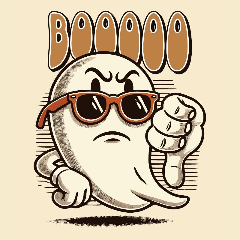 Booing Ghost Drôle Ghost Design
