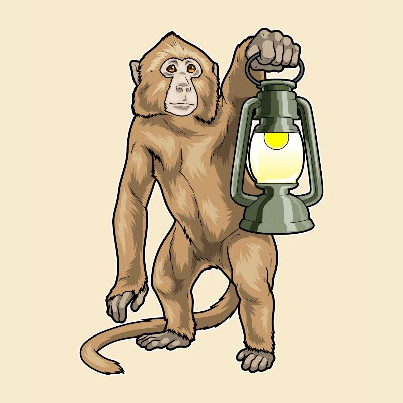 Lanterne Singe