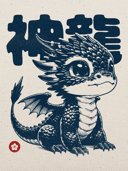 Fantasie-/Sci-Fi Mystischer Drache
