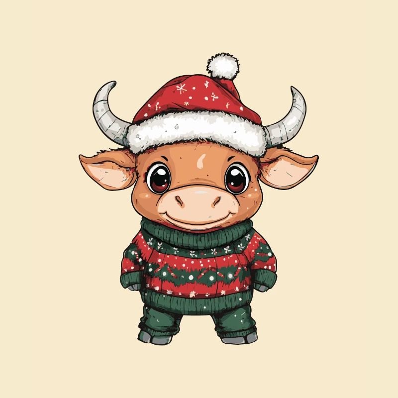 Stier Weihnachten