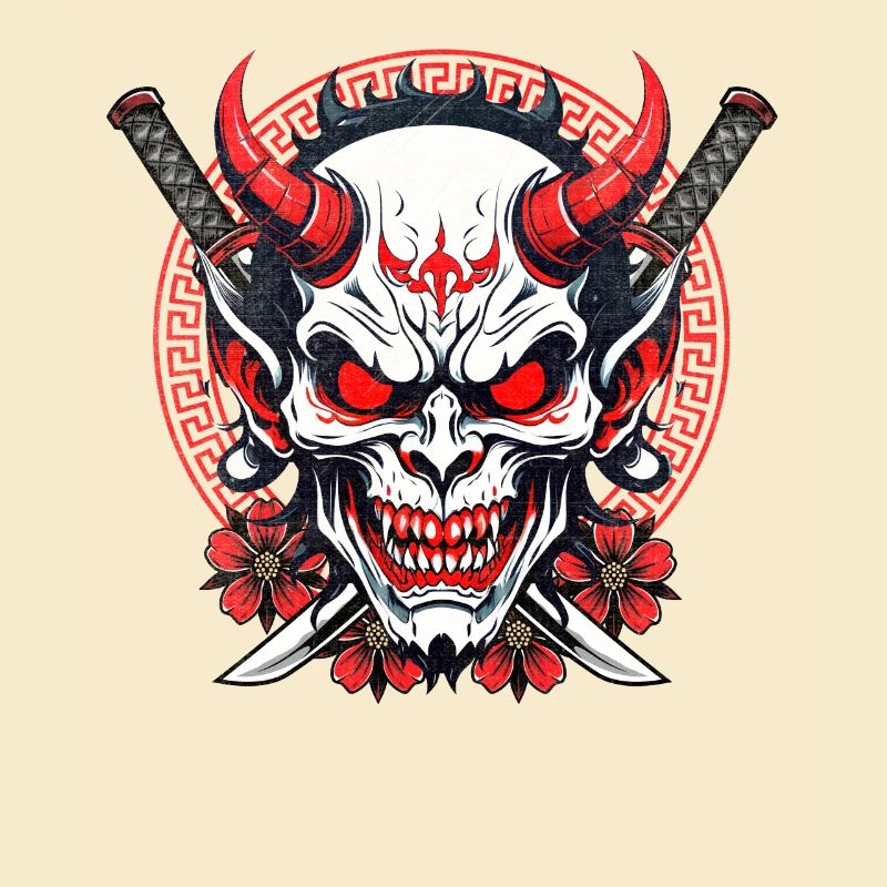 japanisch Dämon Art Teufel