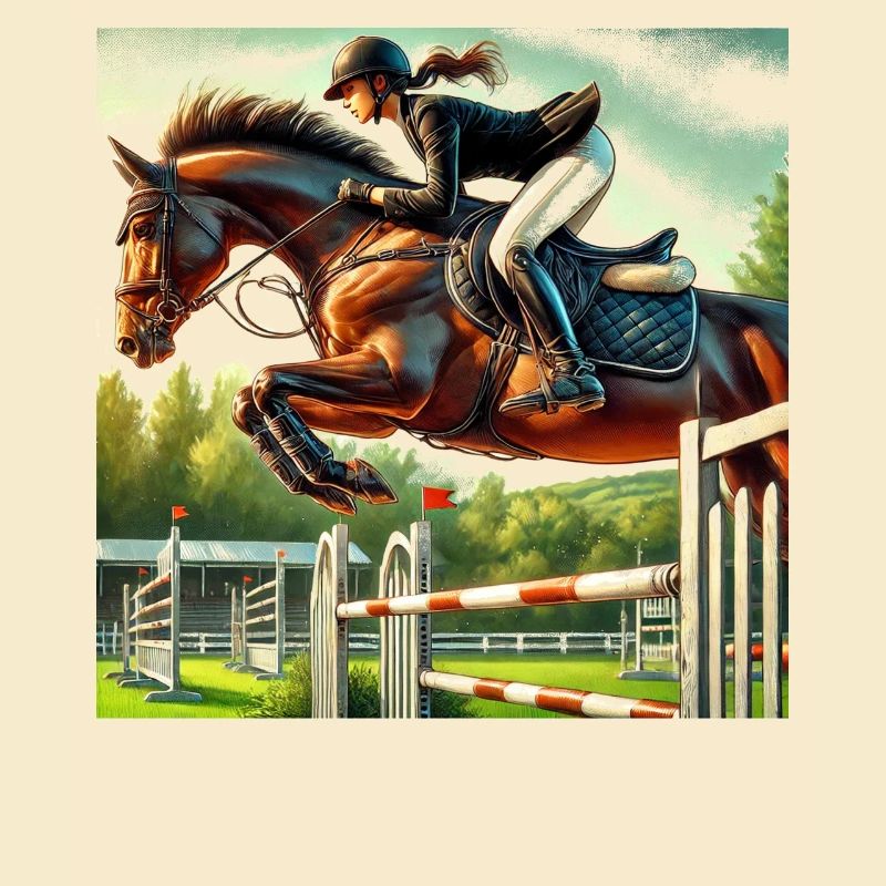 Cavalier de saut d’obstacles