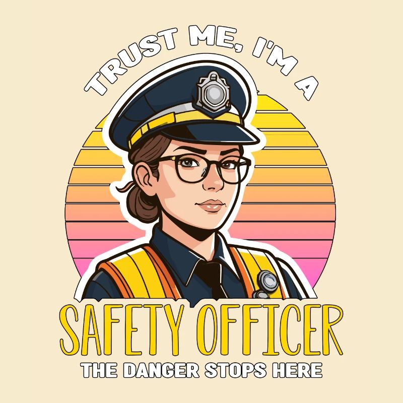 Agent de sécurité Faites-moi confiance, je suis un responsable de la sécurité