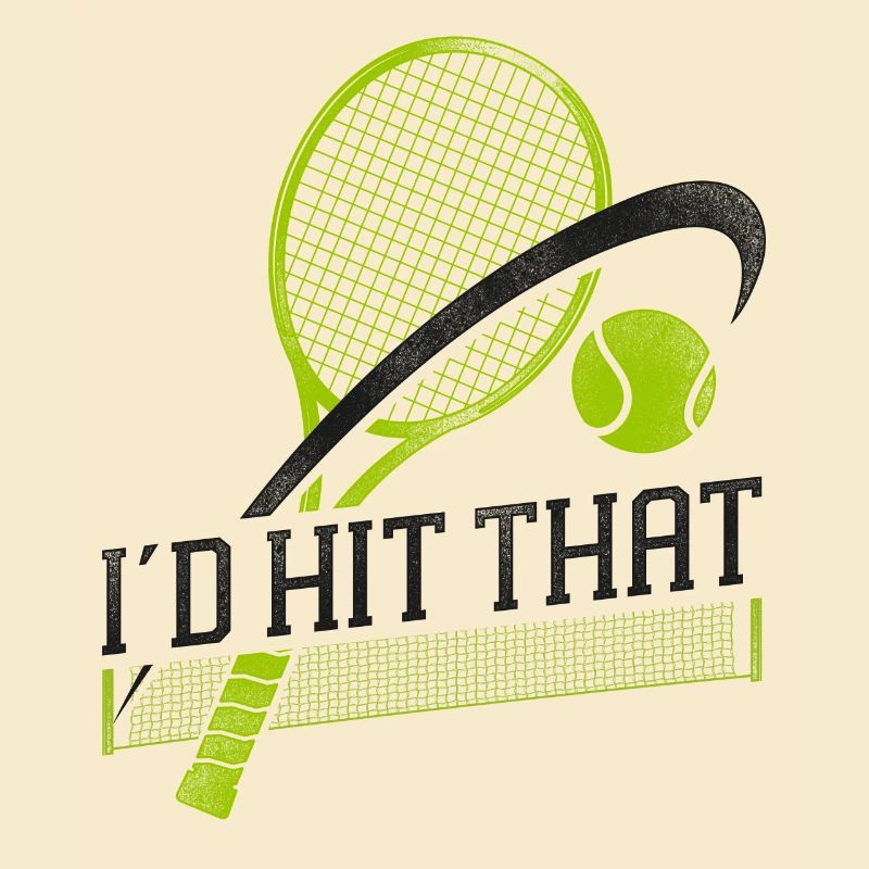 Drôle de raquette de joueur de tennis que j’avais frappée