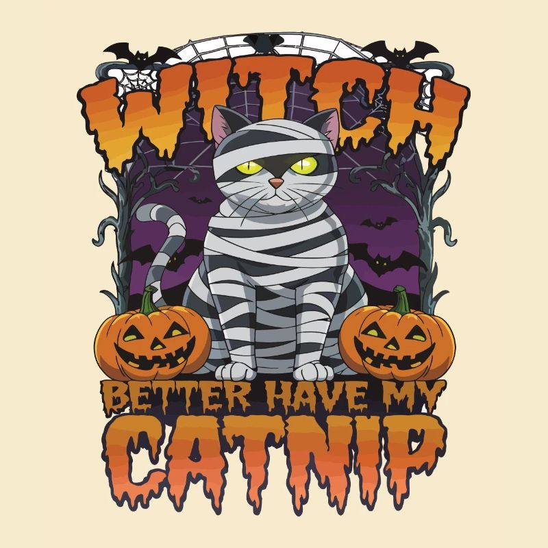 Halloween Cat Forget Candy Give Me A Cat