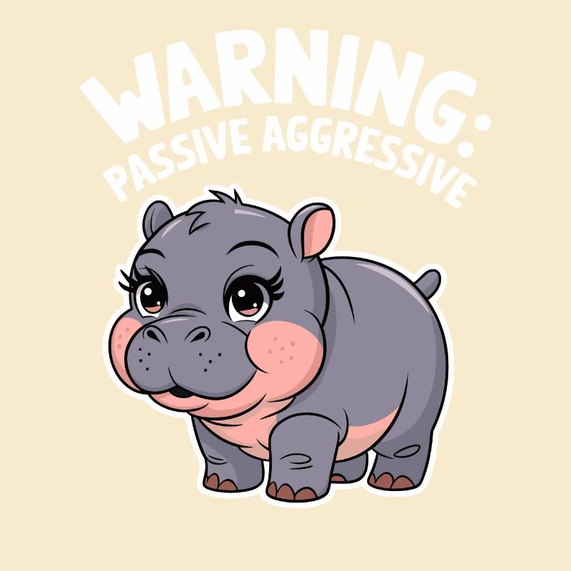 Moo Deng Hippo: Beware, Passive-Aggressive