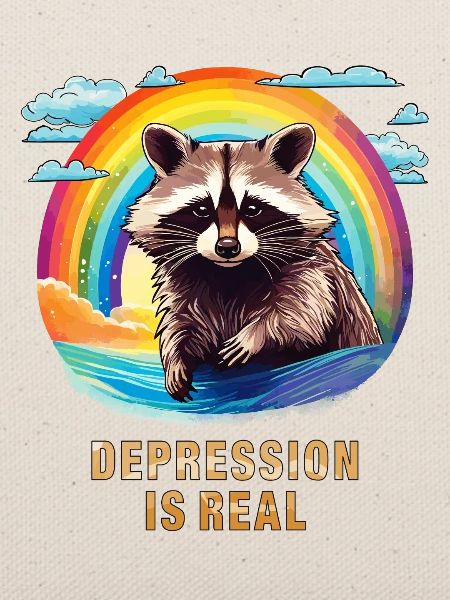 WASCHBÄR DEPRESSION IS REAL