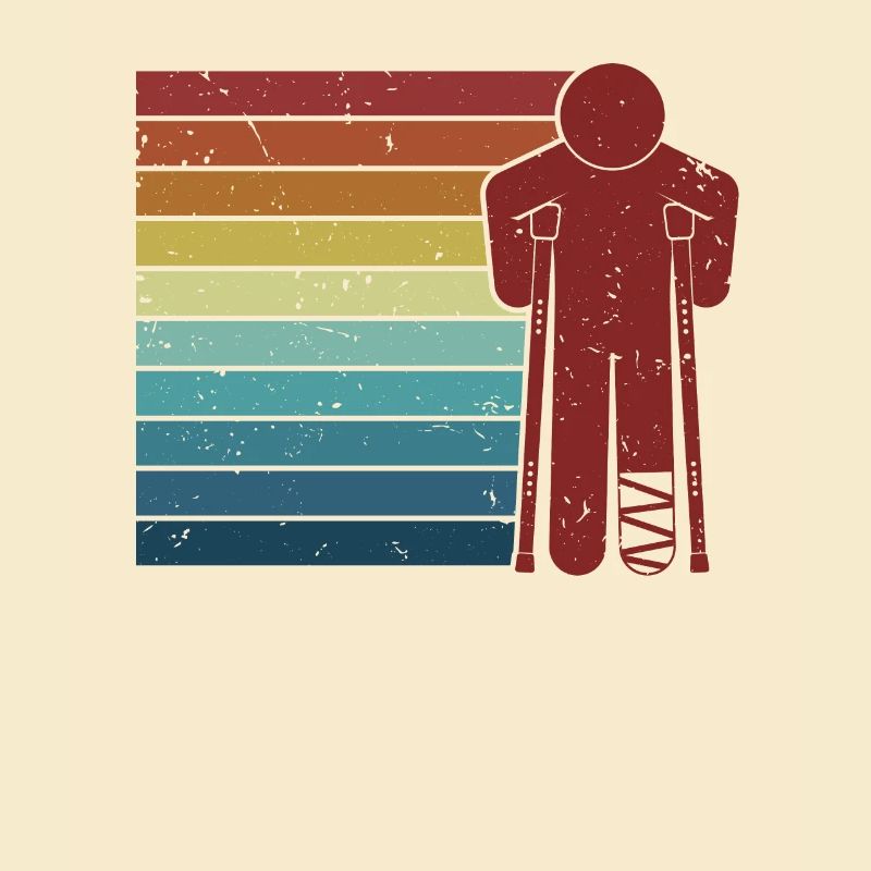 Retro Broken Arm Leg Broken Bone Broken Finger