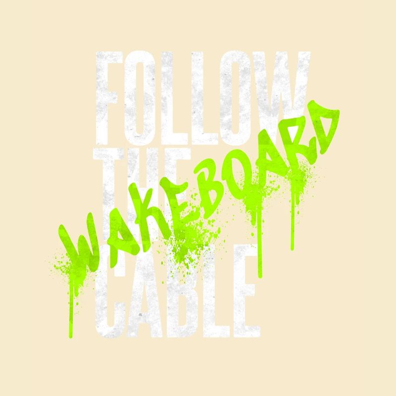 Style graffiti - Suivez le design du wakeboard à câble