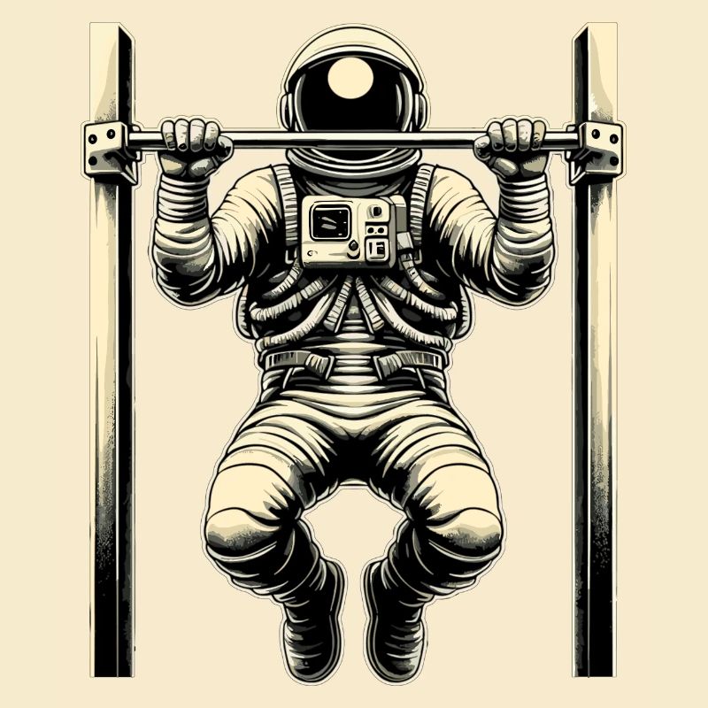 Calisthenics Astronaut Pull-ups Gift