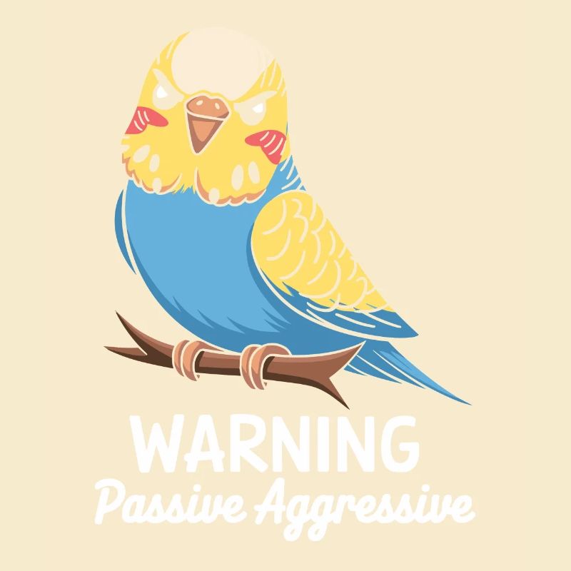 Warning Passive Aggressive Budgie Comic