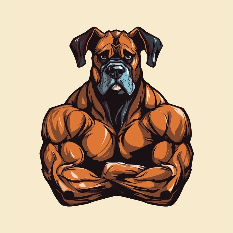 Musculation des muscles du chien