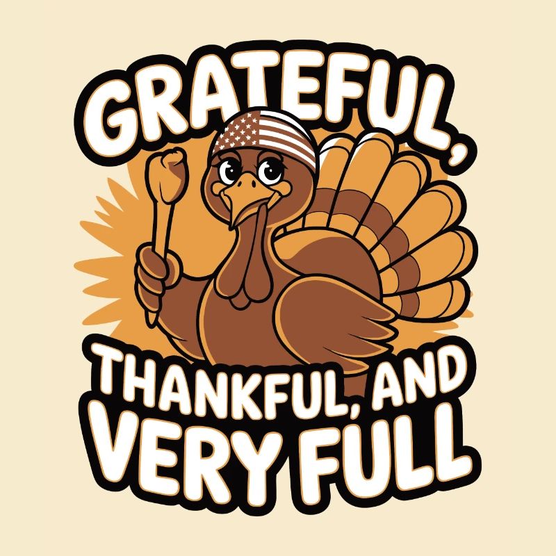 Lustiger Thanksgiving Truthahn