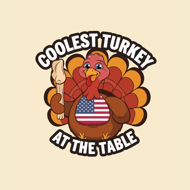 Dinde drôle de Thanksgiving
