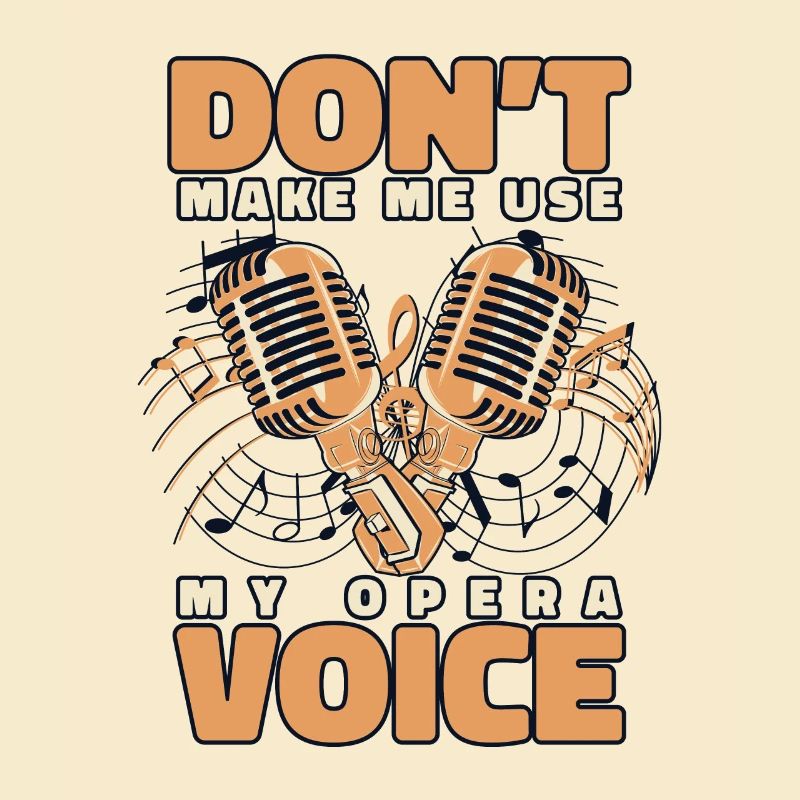 Ne me faites pas utiliser mon chanteur de voix d’opéra amoureux