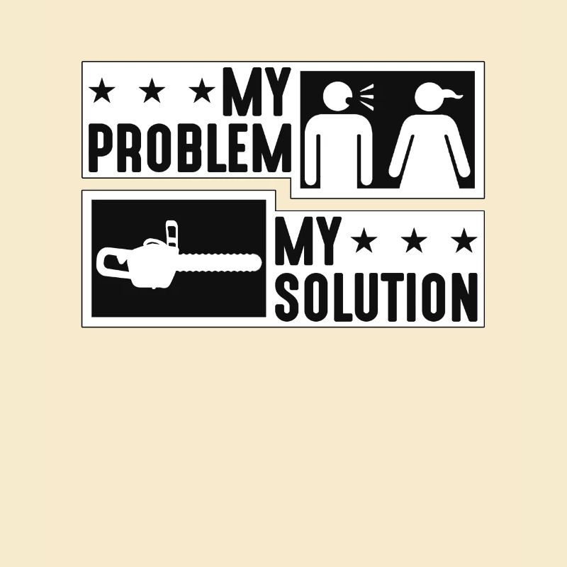 Tree Surgeon My Problem My Solution Pictogram Mom