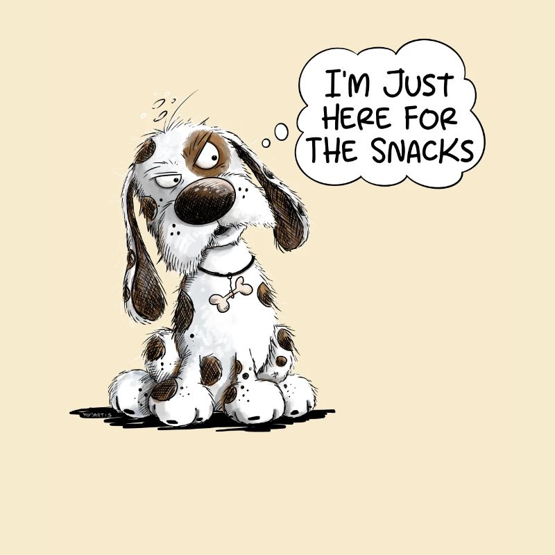Funny Hund Spruch Snacks