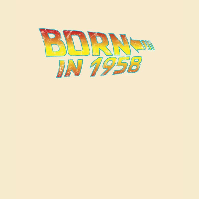 1958 Geburtstag Born in Back to Future