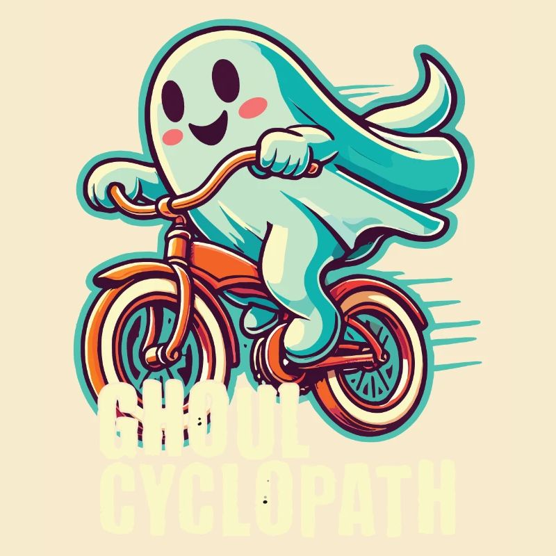 Cycling ghosts for Halloween