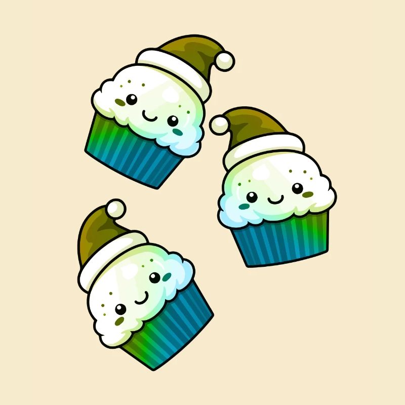 Cupcake Cake Cuisson Noël