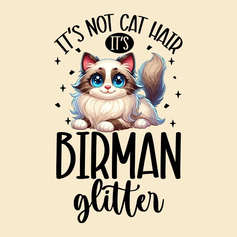 Katzen Glitzer - Birma