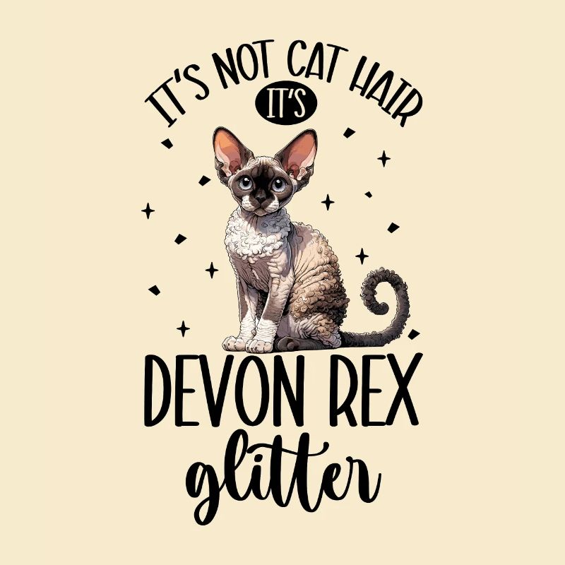 Paillettes Chats - Devon Rex