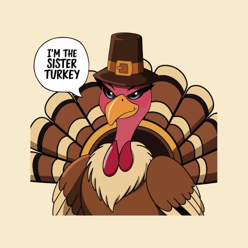 Lustiger Thanksgiving Truthahn