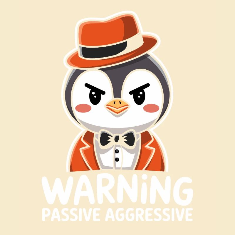 Warning: Passive Aggressive Penguin with Charm