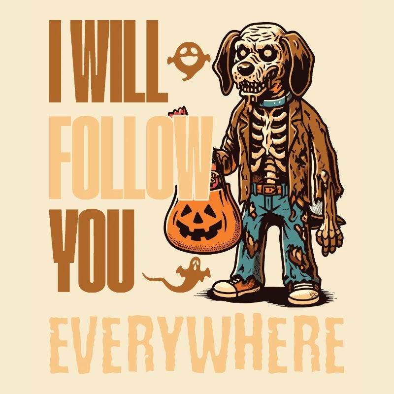 Compagnon de chien effrayant d’Halloween