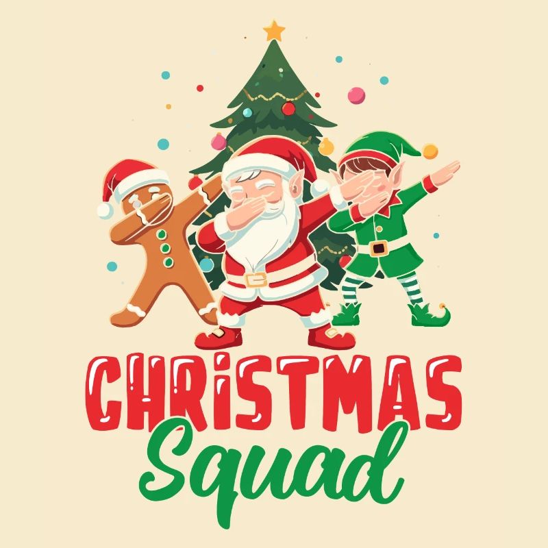 Christmas Squad Santa Elf Dab
