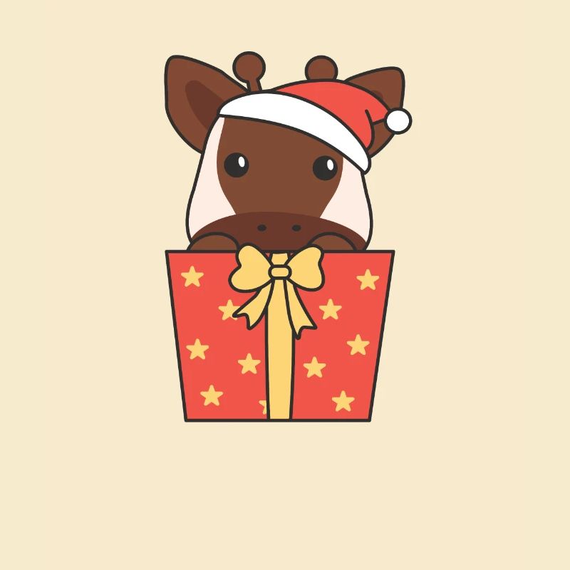 Okapi Weihnachten Geschenk Winter Tiere