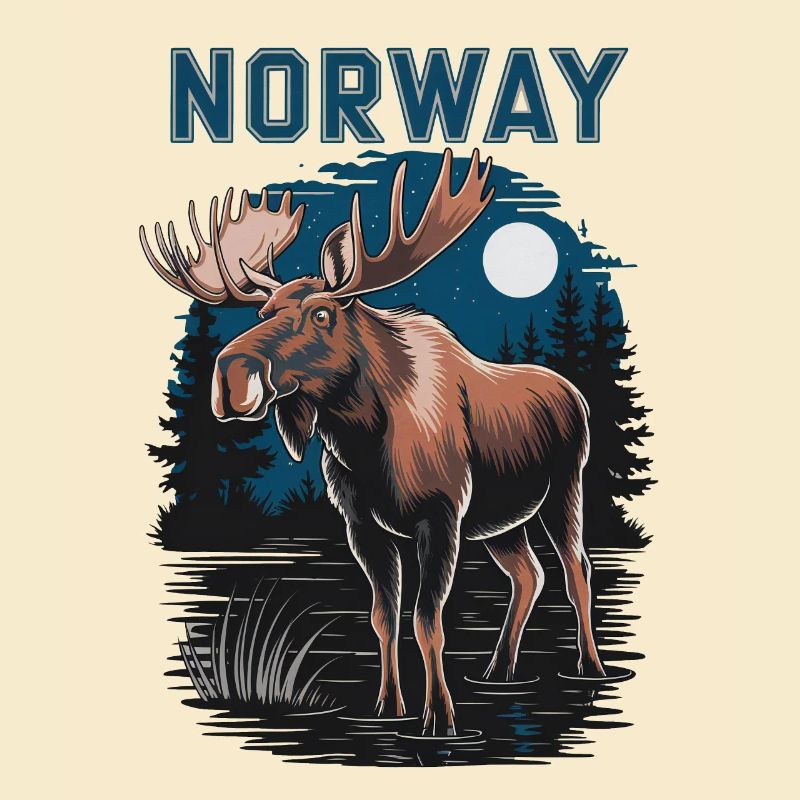 Norway mit Elch