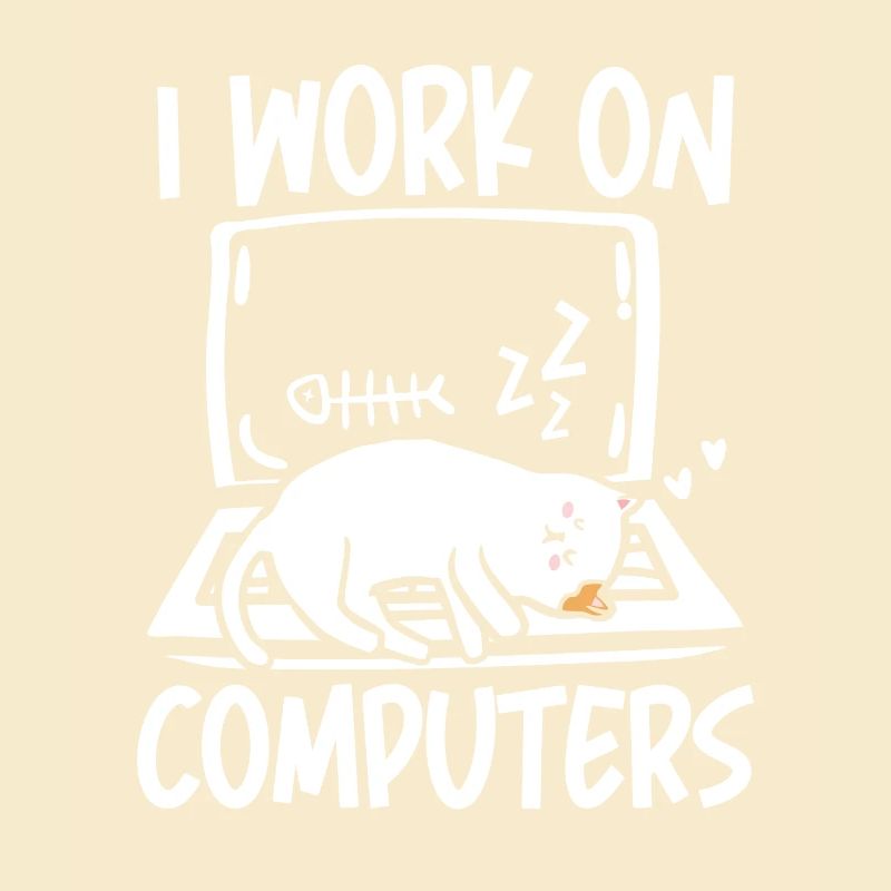 I work on computers
