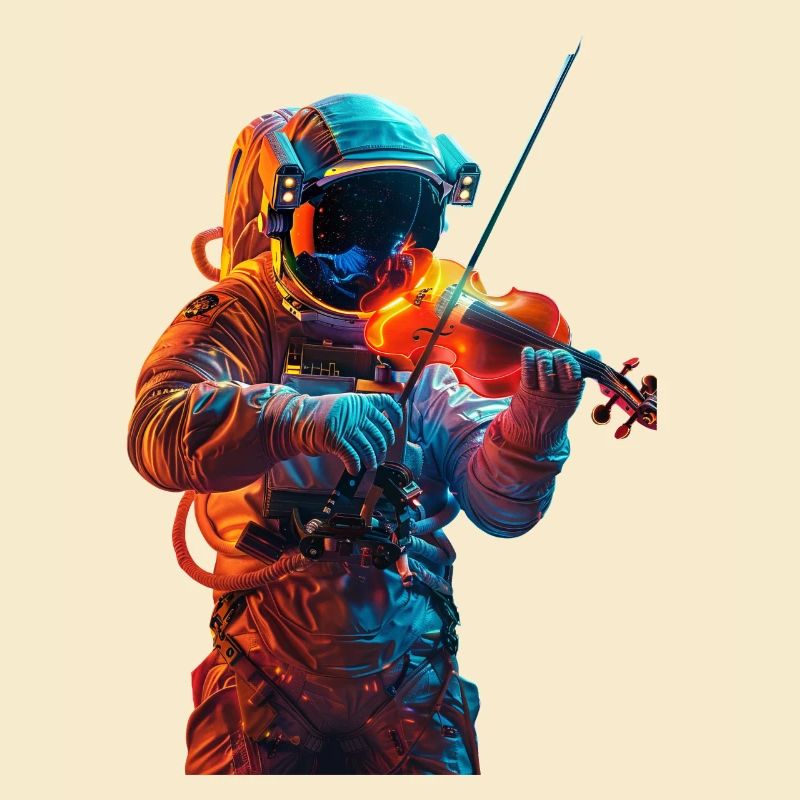 Violon astronaute