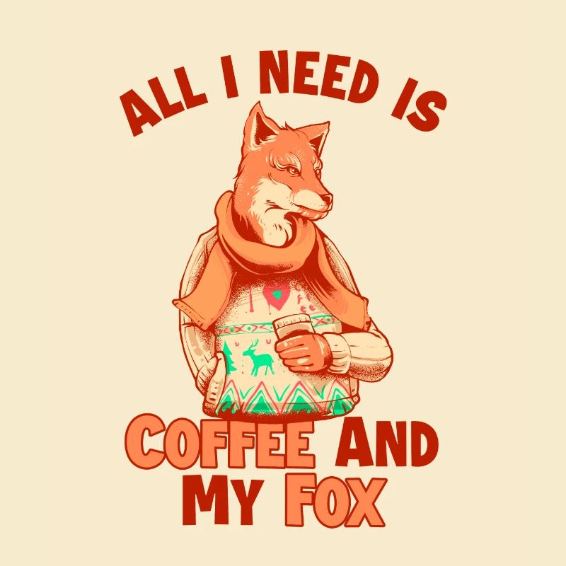 Coffee and my Fox Caninae Red Fox Canidae Fox
