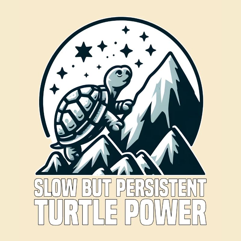 LANGSAME, ABER AUSDAUERNDE TURTLE-POWER