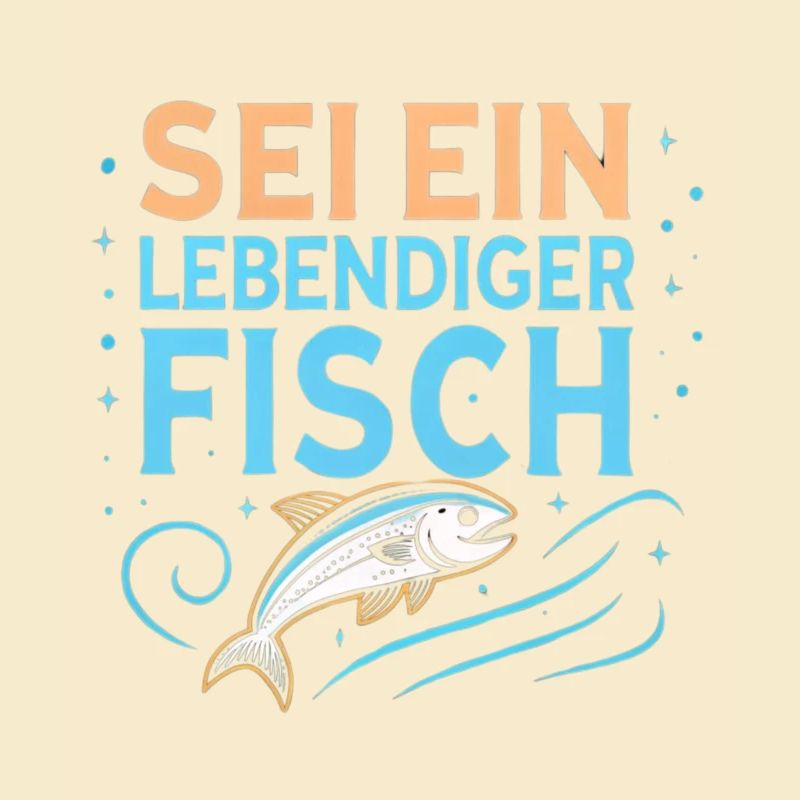 Sei ein lebendiger Fisch