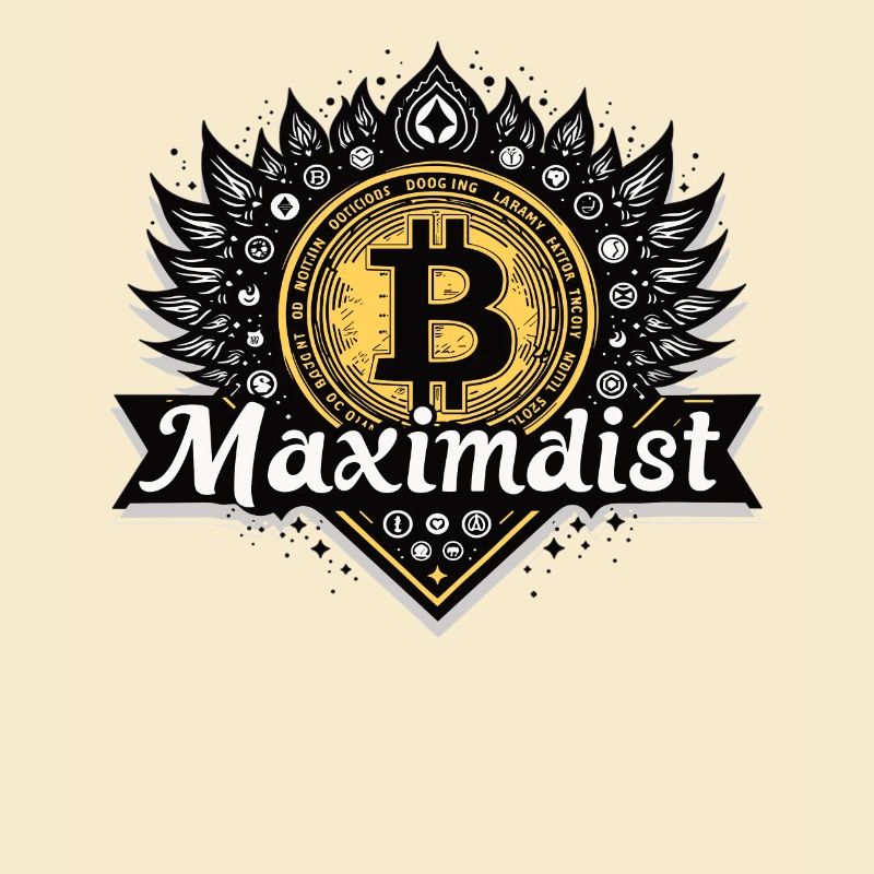 Bitcoin Maximalist - Design crypto élégant