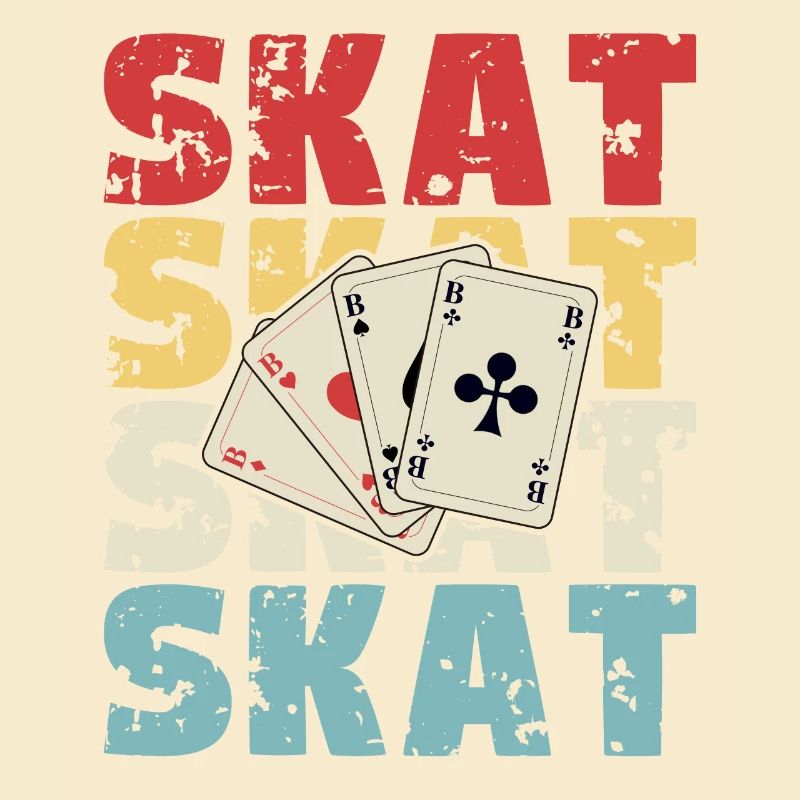 Skat Karten Retro Design