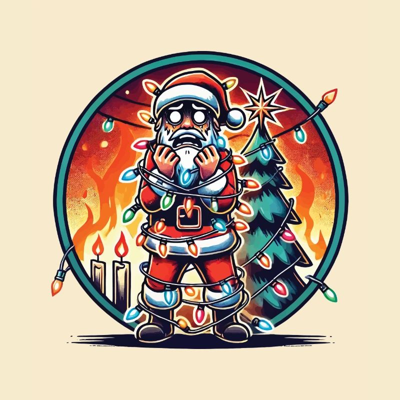 Électrocution Père Noël Chaos
