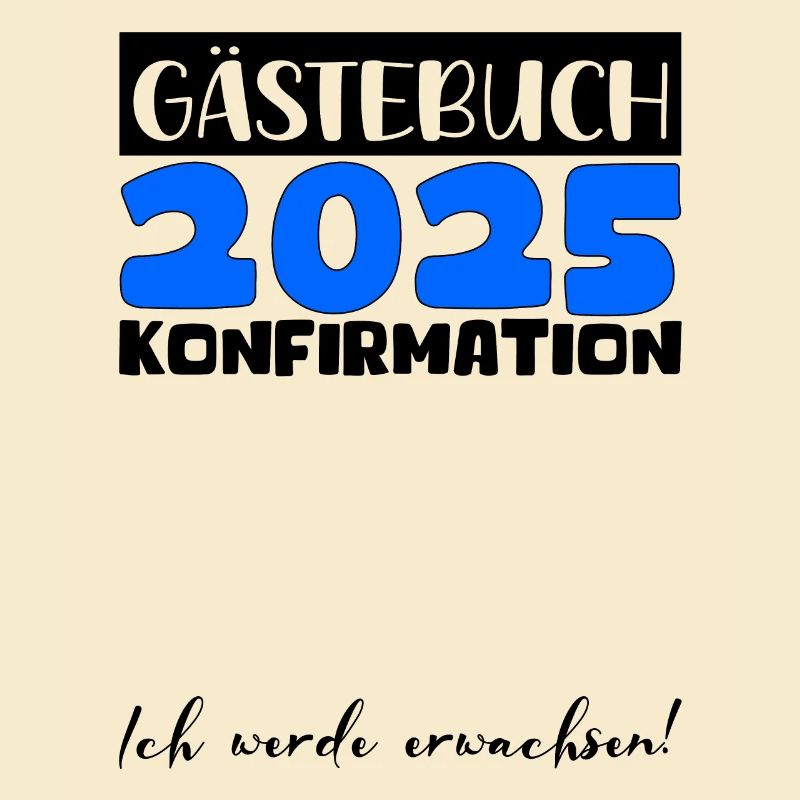Konfirmation 2025 Gästebuch Deko Mädchen Jungen