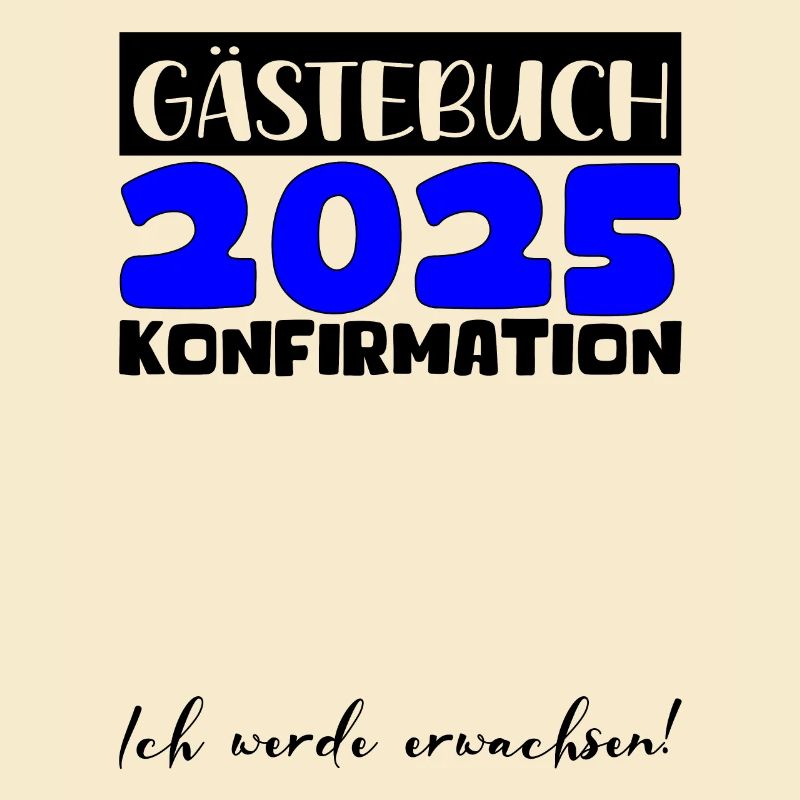 Konfirmation 2025 Gästebuch Deko Mädchen Jungen