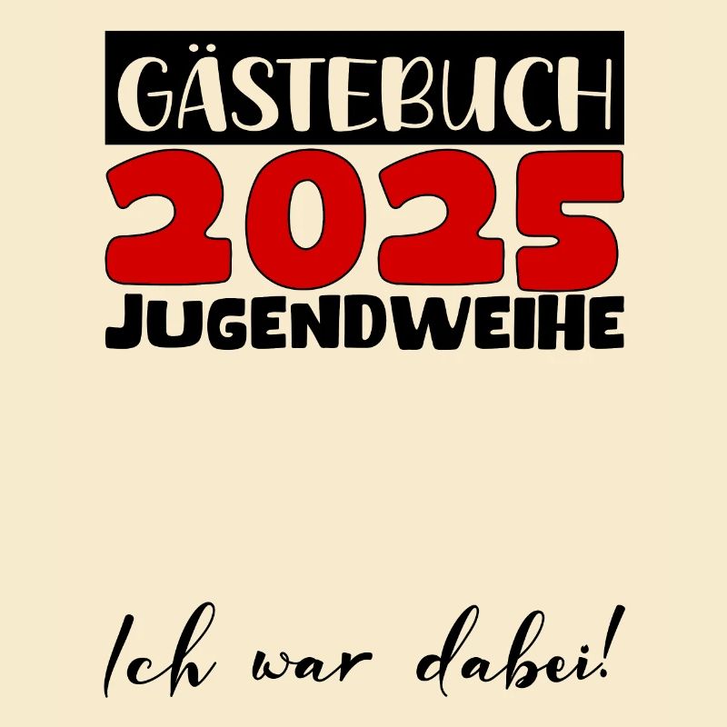 Jugendweihe 2025 Gästebuch Geschenk Mädchen Jungen