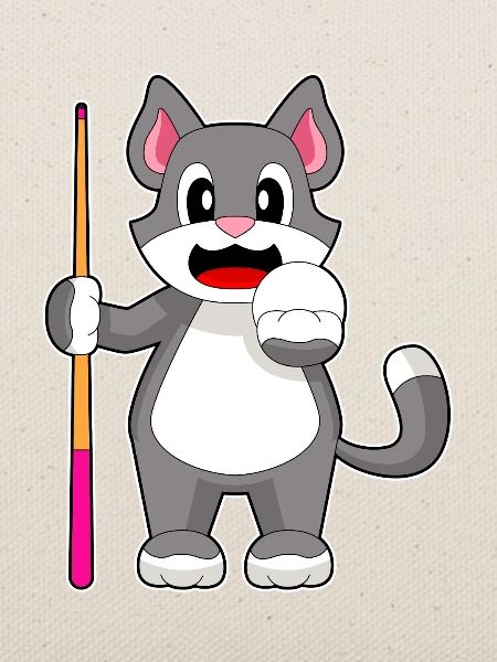 Katze Billiard Queue