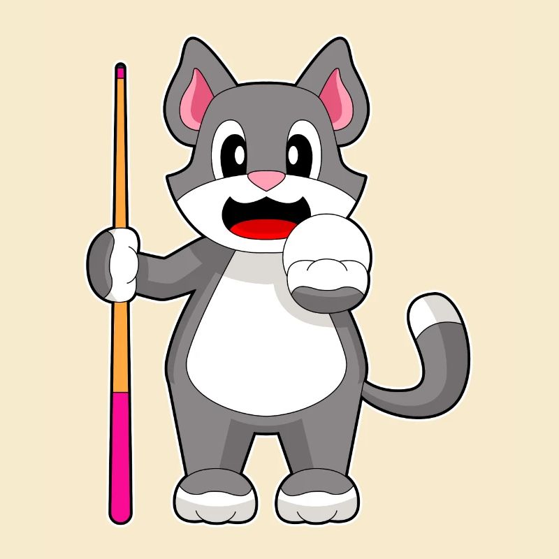 Katze Billiard Queue