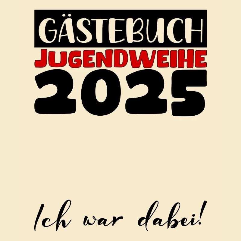 Jugendweihe 2025 Gästebuch Geschenk Mädchen Jungen